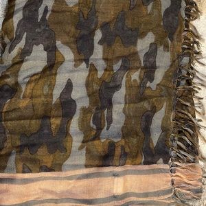 Jcrew camo scarf